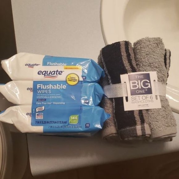 Kohl's | Bath | Washcloths Wipes Bundle Bathroom Set Hypoallergenic ...